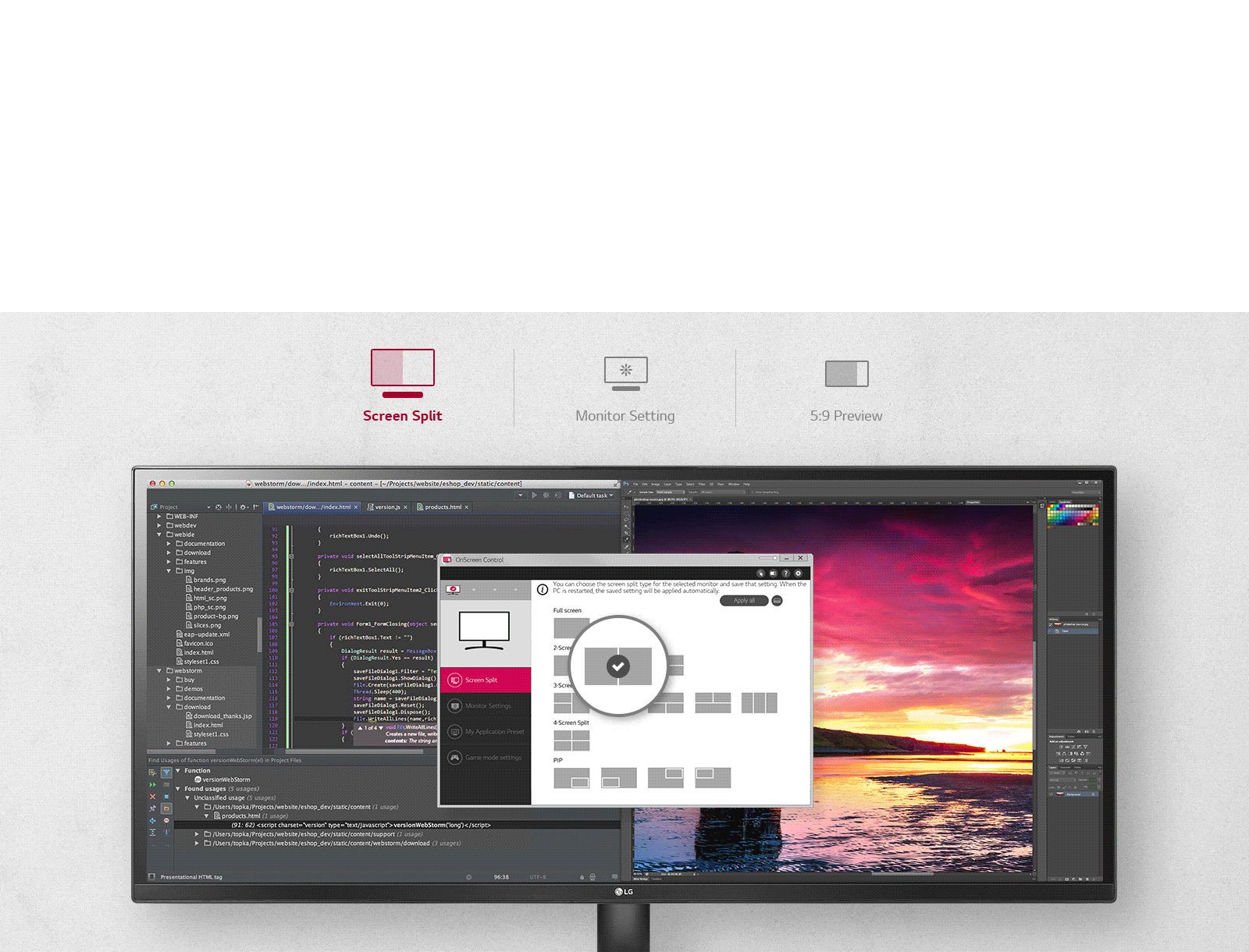 Dual controller driver for lg ultrawide laptop